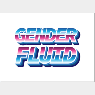 Gender Fluid Posters and Art